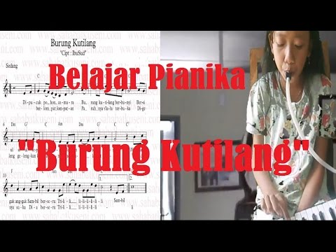 Not Pianika Burung Kutilang Belajar Pianika"Burung Kutilang"Not Balok By Desta. - YouTube
