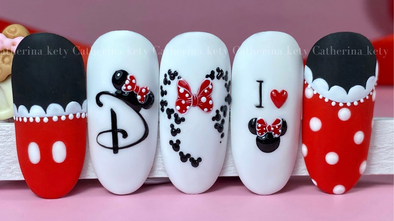 Disney Mickey Mouse and Minnie Mouse Nail Art Stickers Design 004, Mickey  Nail Stickers - valleyresorts.co.uk