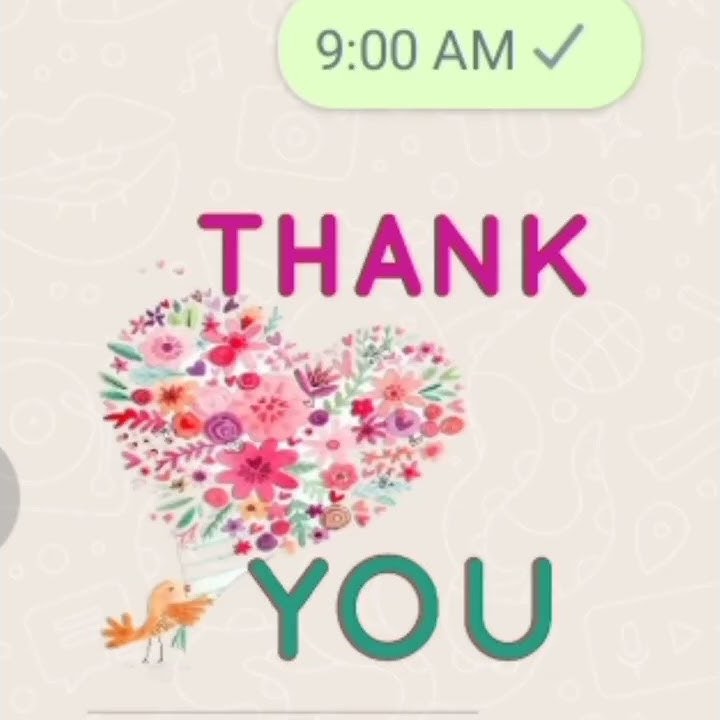 FUN TIME - 10 'Thank You' Stickers On WhatsApp