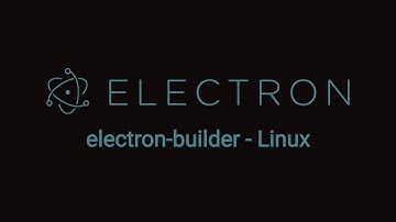 Electron-builder - Linux