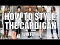 5 Ways To Wear a CARDIGAN - Fall Outfit Ideas! - by Orly Shani