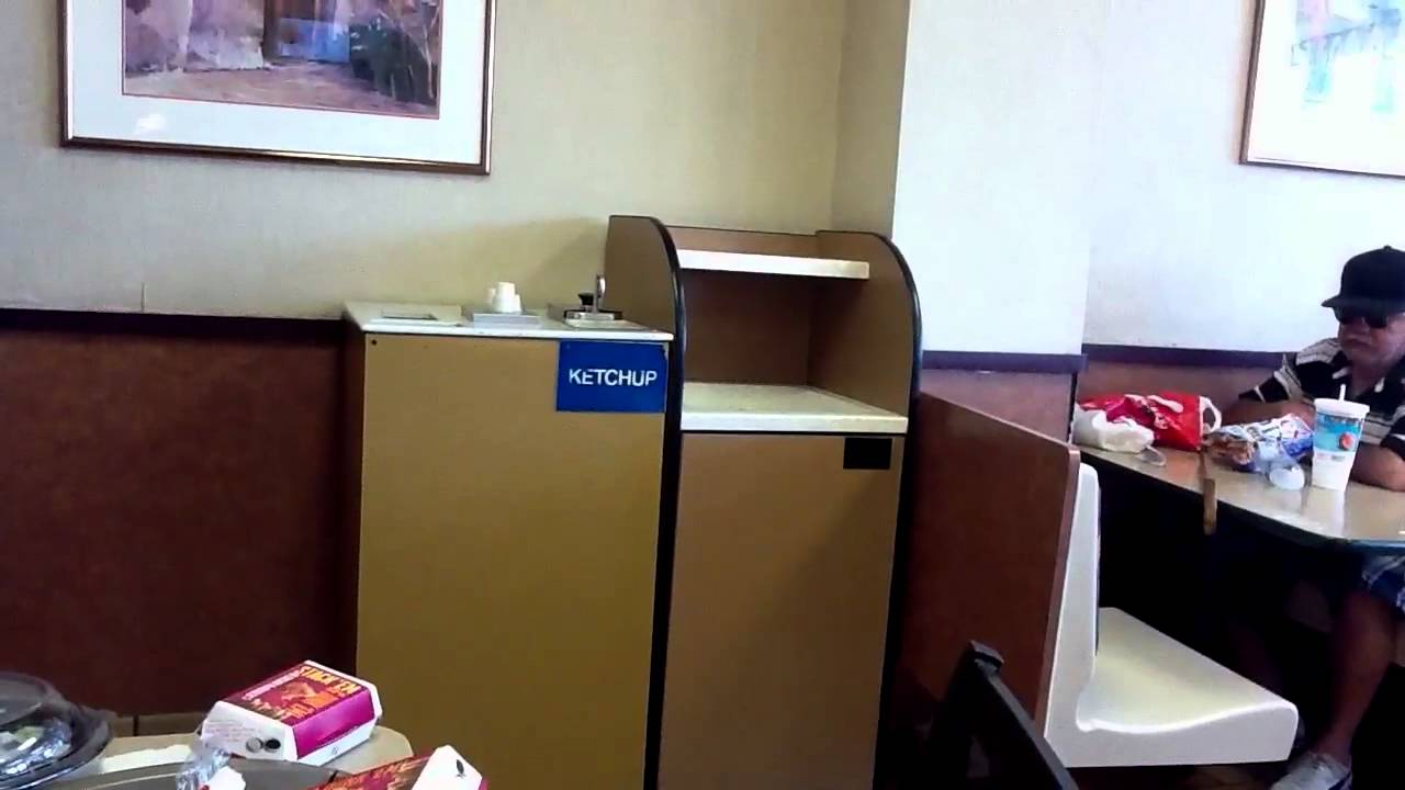 At this mcdonalds are nasty ketchup next to trash can YouTube
