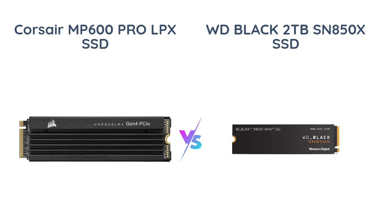 Corsair Disque SSD MP600 PRO LPX - 1TB M.2 NVMe PCIe Gen. 4 x4 - Optimisé  pour