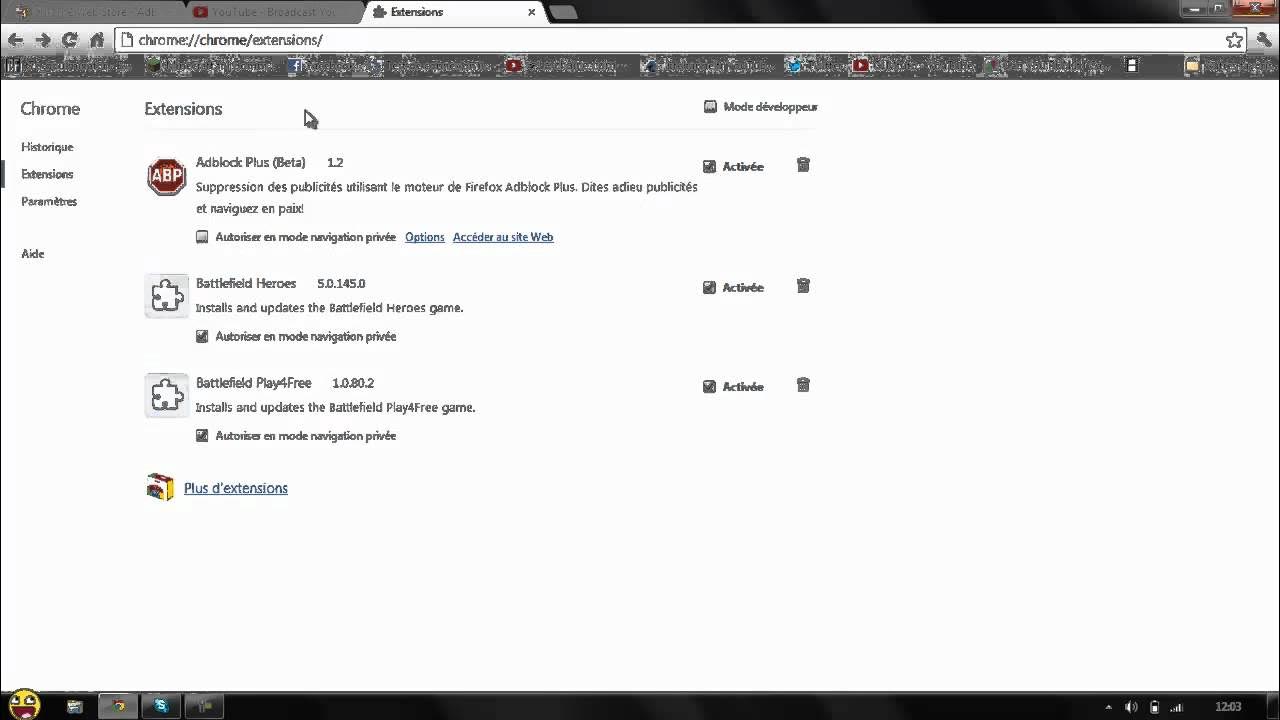 Bloquer les PUB sur Youtube YouTube