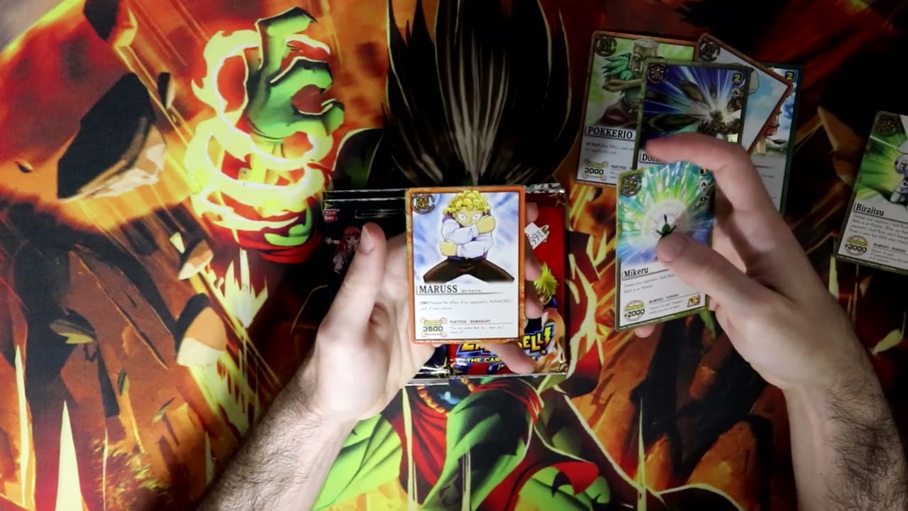 Unboxing de 8 boosters de Zatch Bell TCG!!