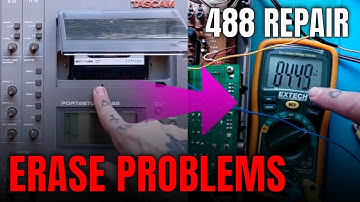 Diagnosing Portastudio Erase Problems | Tascam 488 Repair Report