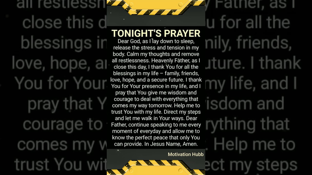 🌙Tonight Prayer Whispered Prayers  Under The Stars⭐🌟 