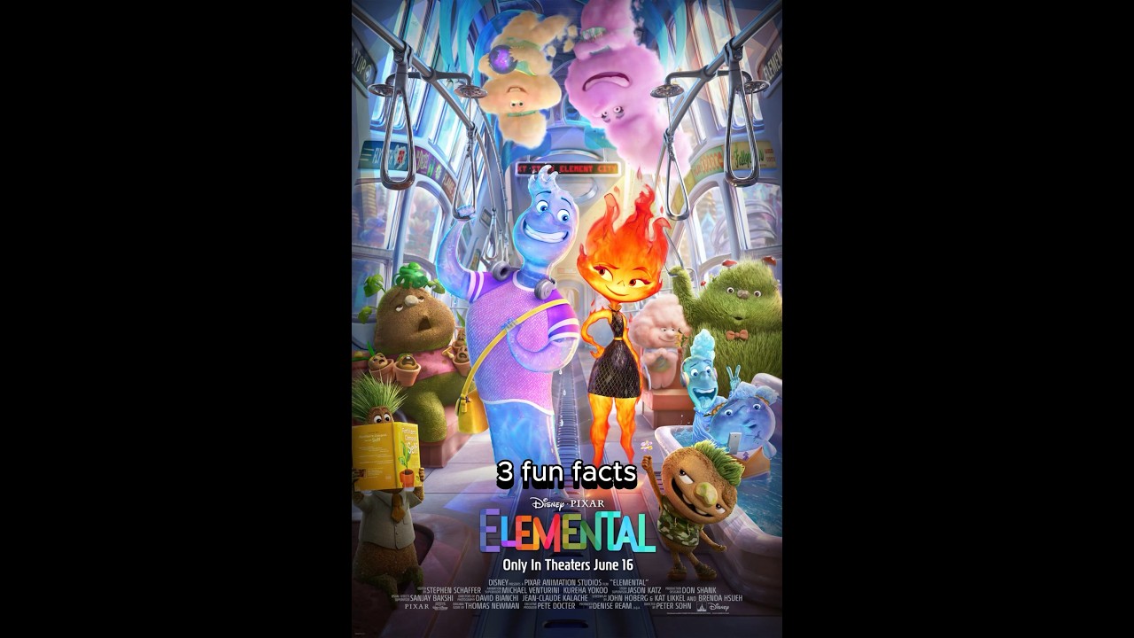 Pixar movie fun facts in Elemental 