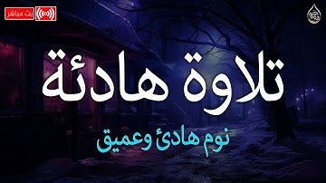تلاوة هادئة تريح القلب💚 قرآن كريم قبل النوم ( راحة نفسية لا توصف )💚علاج الأرق والنوم بهدوء وراحة