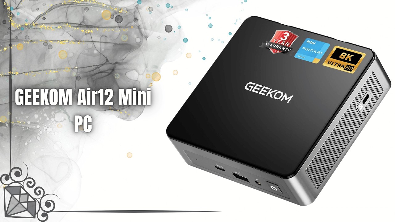 GEEKOM Air12 Mini PC Review | Intel 7505, 8GB RAM, 256GB SSD