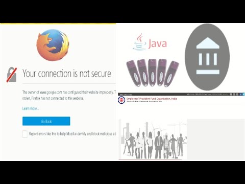 Your connection not secure on Mozilla Firefox in epfo unified portal