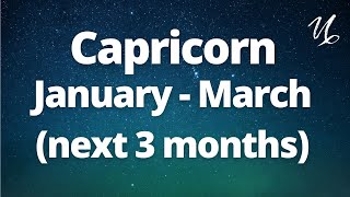 CAPRICORN - THIS IS BIG FOR YOU! Expansion! The Next Three Months (Jan - Mar 2022) Tarot Reading