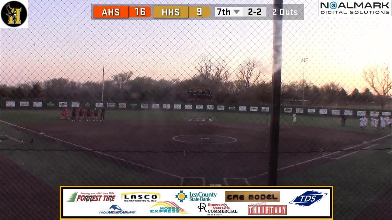 Hobbs Softball vs Artesia YouTube