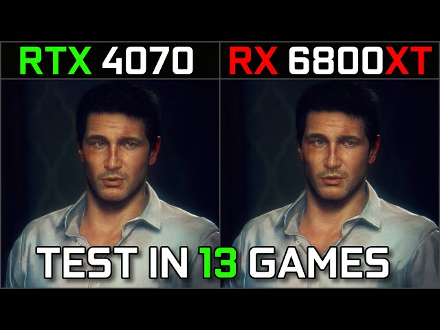 RTX 4070 vs RX 6800XT, Test in 13 Games at 1440p