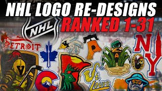 NHL Logo Re-Designs Ranked 1-31