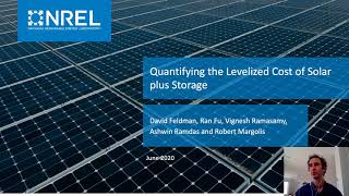 Levelized Cost of Solar Plus Storage