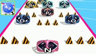 Az Run - 2048 Abc Runner All Levels Gameplay 182-185 Android, Ios
