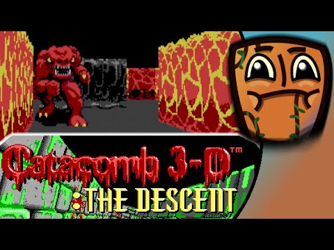 Catacomb 3-D (Full Playthrough, DOS 1991)