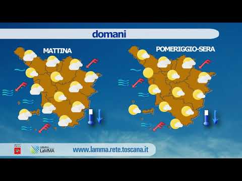 Il meteo di oggi pomeriggio