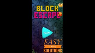 1 to 25 Solved | Easy Levels | Golden Block Escape | Solutions screenshot 3