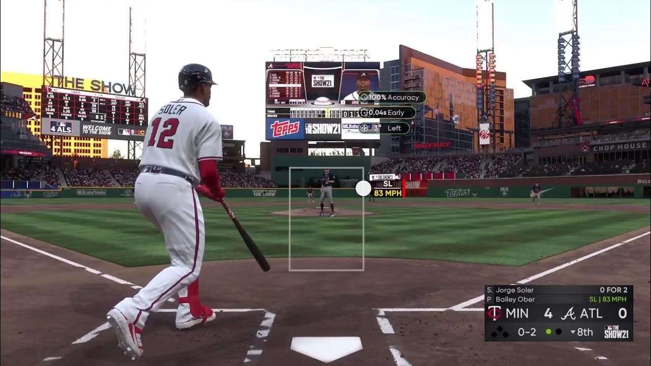 Twins vs Braves CL MLB The Show 21 YouTube