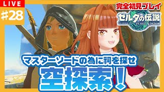 【#ゼルダの伝説TotK】#28 ☁空探索☁マスターソードを手に入れる為祠を探す！！！！【御主むむ】