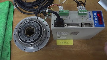 JOG Test HARMONIC DRIVE HA-655 with FHA-25C-100-E250-C at 20rpm (max 46rpm)