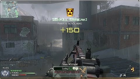 MW2 in 2025 - CLUTCH Nuke on Underpass using SCAR-H with Silencer