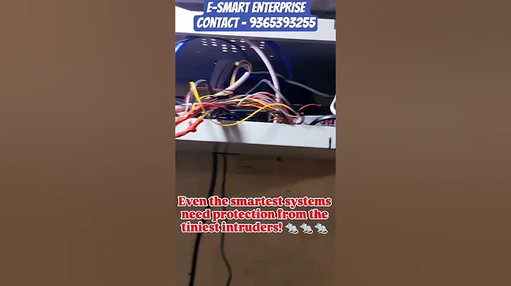 Even the smartest systems need protection from the tiniest intruders🐀 #securefirst #cctv #cctvcamera