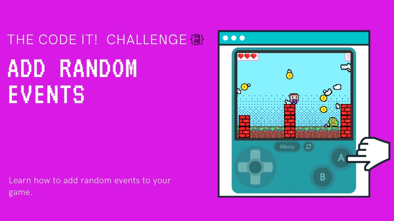 The Code It! Challenge: Add Random Events - YouTube