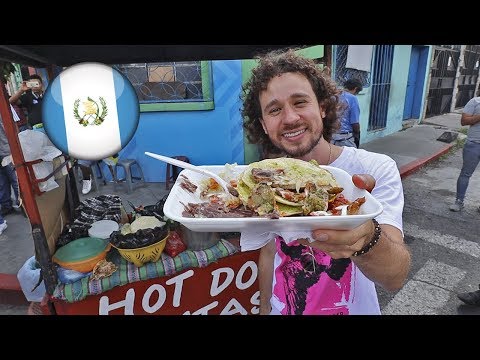 Probando COMIDA CALLEJERA en Guatemala 🐖🇬🇹