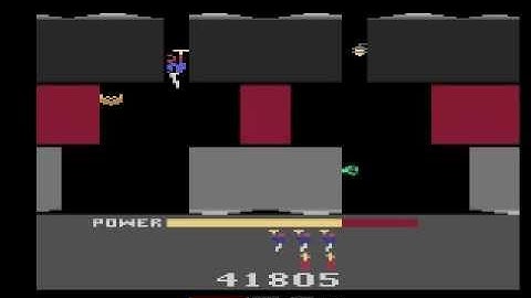 Demonstration of H.E.R.O. for the Atari 2600, for the benefit of Kuliwil (End cut off)