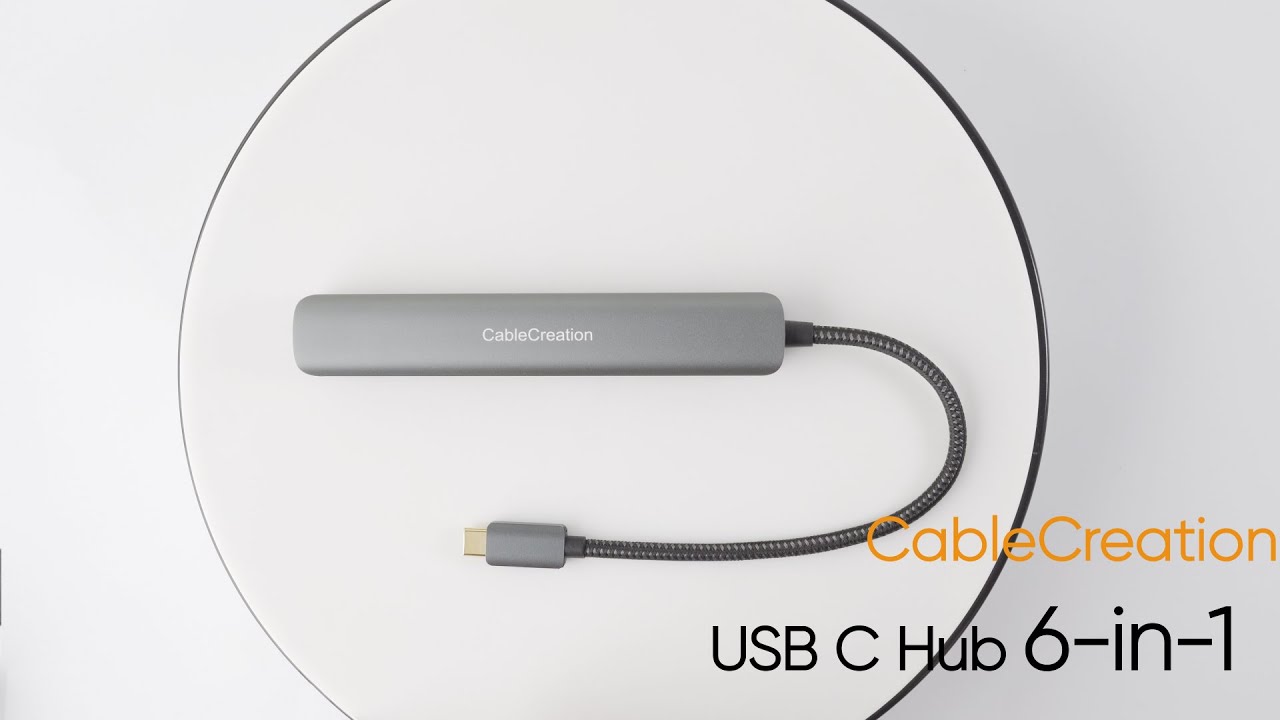 CableCreation USB-C Hub with 4K 60Hz HDMI & USB C Data Port - YouTube