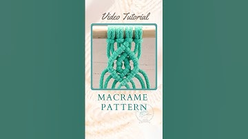 MACRAME PATTERN WITH SMALL DIAMOND No.8  #macrametutorial #macrameforbeginners