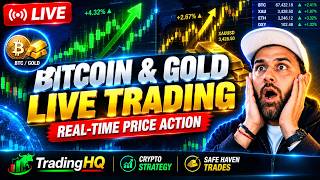 Bitcoin & Gold LIVE: Real-Time Price Action