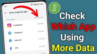 How to Check Which Application Using More internet