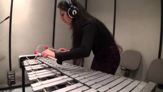 ايما شاه تعزف الة الاكسيليفون لتسجيل اغنية مشيني عالختيارة Ema Shah Xylophone