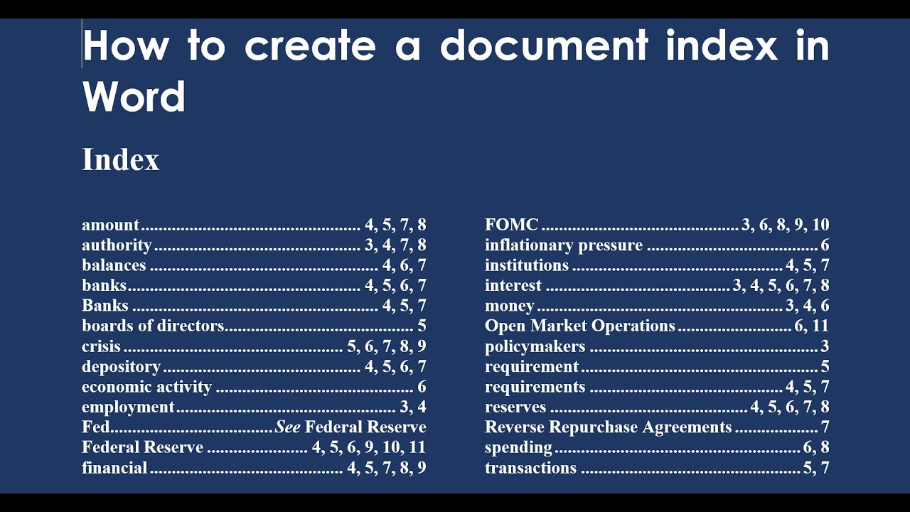 index assignment in word