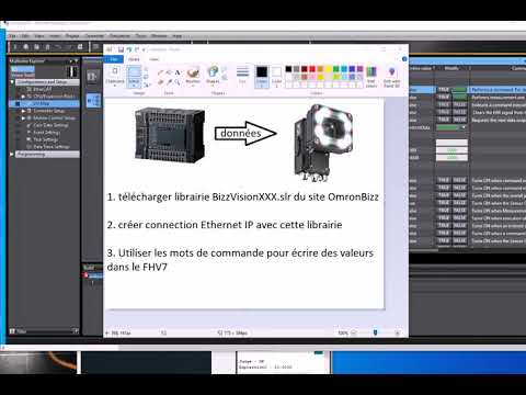 Comment écrire des valeurs dans FHV7 à partir d'un PLC Omron NJ/NX via le réseaux Ethernet IP