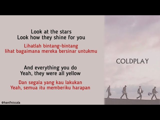 Coldplay - Yellow | Lirik Terjemahan class=