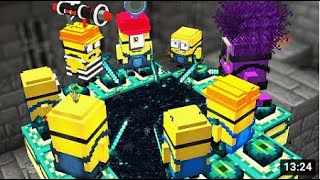 Minecraft but Minions beat the game  for me