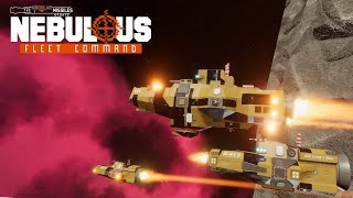 Playing Task Force Hemlock (Starter Fleet Battle) | NEBULOUS: Fleet Command