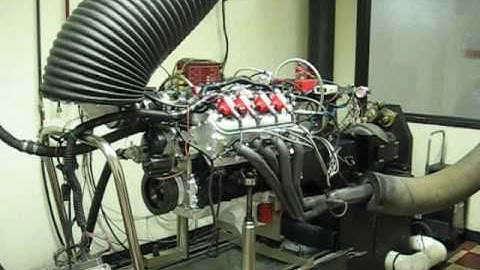 Blueprint Engines new LS fuel injected engine on the dyno!
