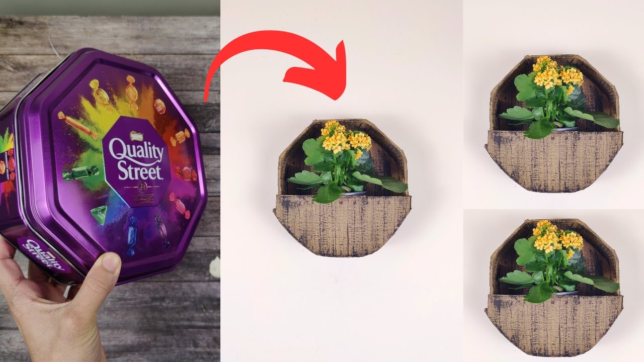 How make a simple but awesome wall planter | DIY Wall hanging planter ...