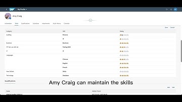 SAP Audit Management 1.5 New Feature: My Profile Fiori App