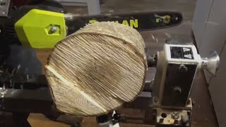 Woodturning - Large Log to Live Edge Vase