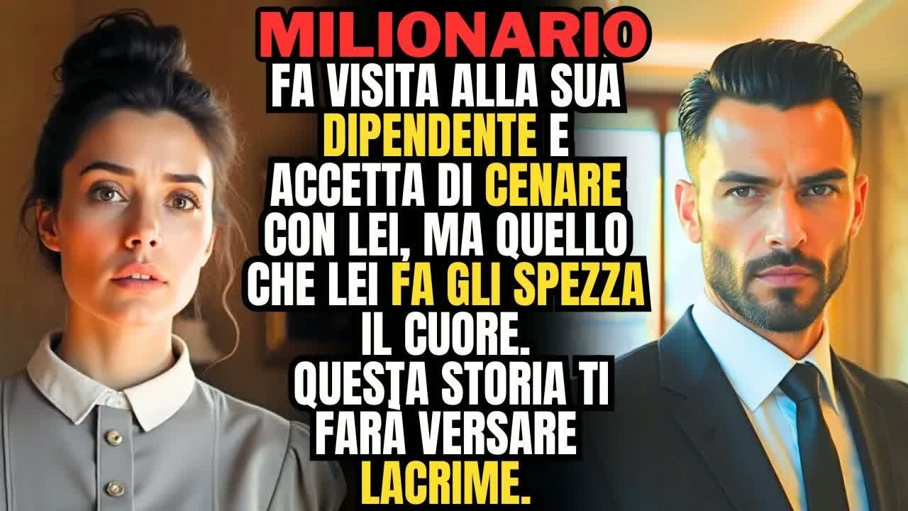 MILIONARIO accetta la CENA    ma quello che la sua DIPENDENTE FA gli SPEZZA il CUORE
