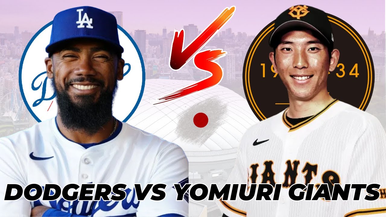 DODGERS vs YOMIURI GIANTS | JUEGO de EXHIBICIÓN TOKYO SERIES MLB