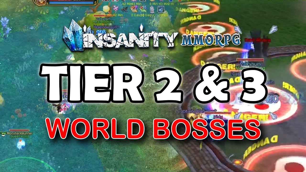 Tier 2 And 3 World Bosses (New Drops!) - Insanity Flyff
