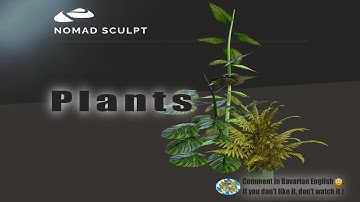 Nomad Sculpt - Plants / Leaves - How to (V1.71 -25.12.2022)